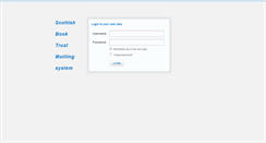 Desktop Screenshot of maillist.scottishbooktrust.com