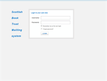 Tablet Screenshot of maillist.scottishbooktrust.com